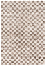 Safavieh Seattle Shag 900 4'-0" x 6'-0" Rug in Ivory / Brown