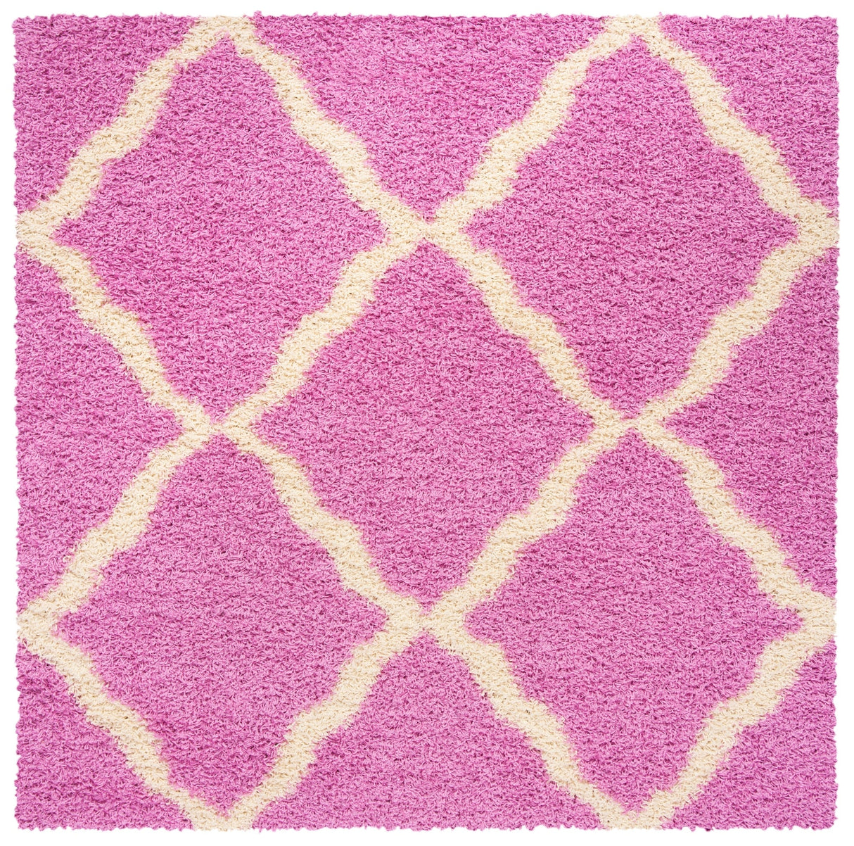 Safavieh Sgd-Dallas Shag Sgds257I Pink/Ivory Rug.