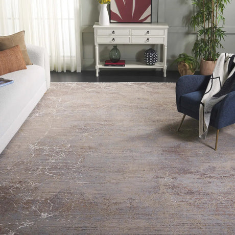 Safavieh Signature 800 10'-0" x 14'-0" Rug in Grey / Beige Ivory