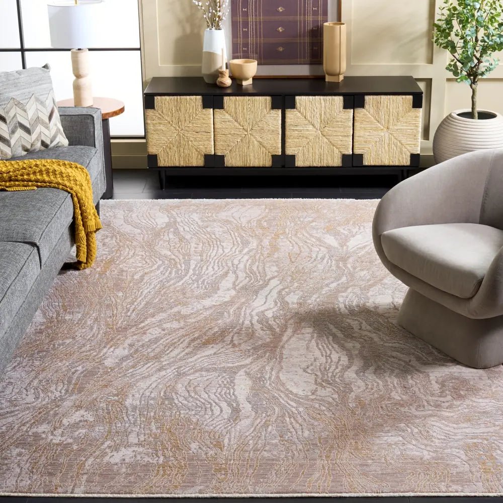 Safavieh Signature 10'-0" x 14'-0" Rug in Beige / Ivory
