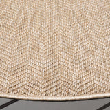 Safavieh Sisal All-Weather 6'-7" x 6'-7" Rug in Natural