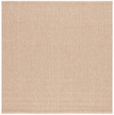Safavieh Sisal All-Weather 6'-7" x 6'-7" Rug in Natural