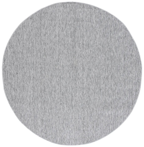 Safavieh Sisal All-Weather 6'-7" x 6'-7" Rug in Dark Grey