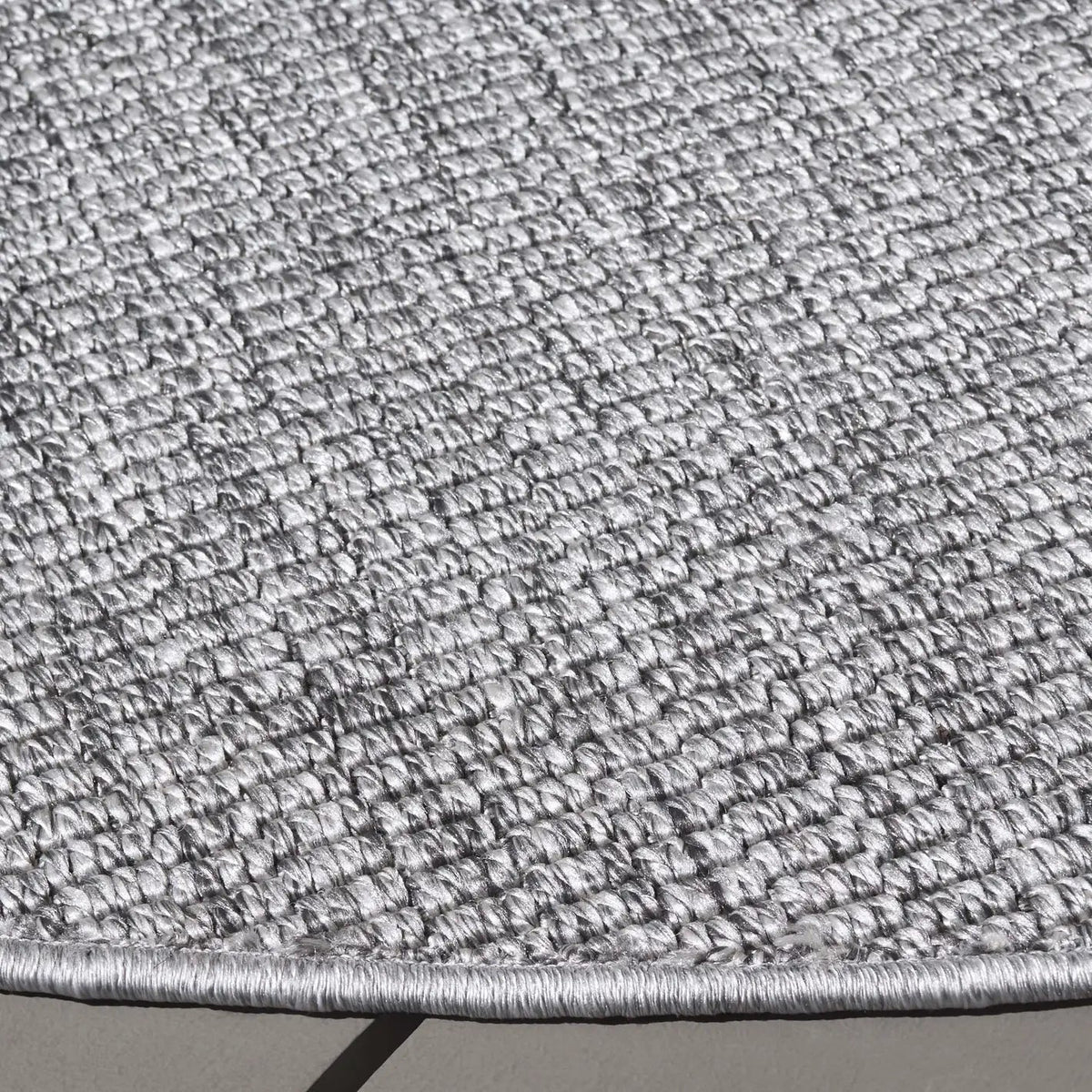 Safavieh Sisal All-Weather 6'-7" x 6'-7" Rug in Dark Grey