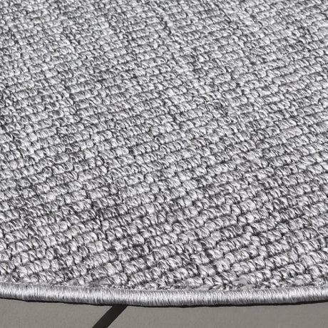 Safavieh Sisal All-Weather 6'-7" x 6'-7" Rug in Dark Grey