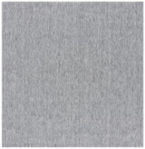 Safavieh Sisal All-Weather 6'-7" x 6'-7" Rug in Dark Grey