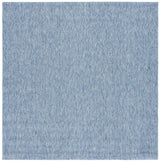Safavieh Sisal All-Weather 6'-7" x 6'-7" Rug in Blue