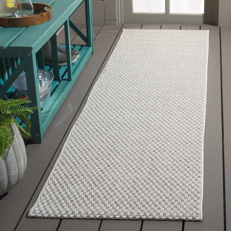 Safavieh Sisal All-Weather 2'-2" x 8'-0" Rug in Light Grey / Ivory