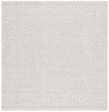 Safavieh Sisal All-Weather 6'-7" x 6'-7" Rug in Light Grey / Ivory