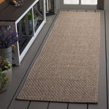 Safavieh Sisal All-Weather 2'-2" x 8'-0" Rug in Brown