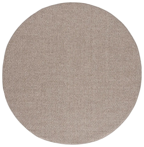 Safavieh Sisal All-Weather 6'-7" x 6'-7" Rug in Brown
