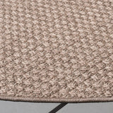 Safavieh Sisal All-Weather 6'-7" x 6'-7" Rug in Brown