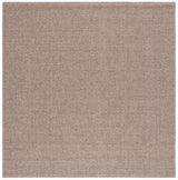 Safavieh Sisal All-Weather 6'-7" x 6'-7" Rug in Brown