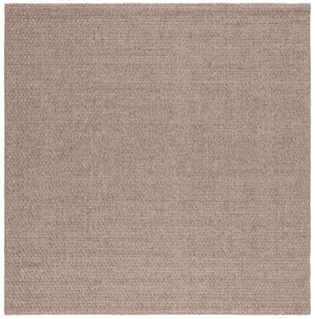 Safavieh Sisal All-Weather 6'-7" x 6'-7" Rug in Brown