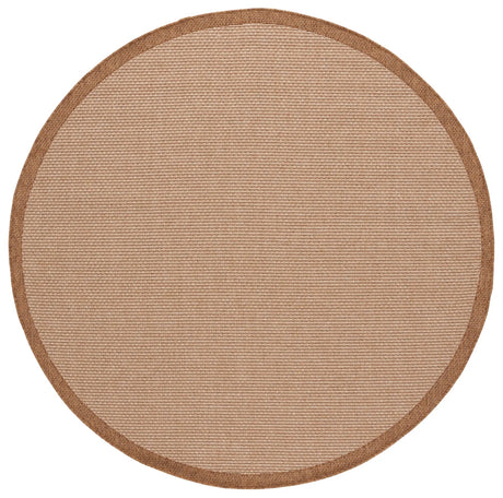 Safavieh Sisal All-Weather 6'-7" x 6'-7" Rug in Natural / Brown
