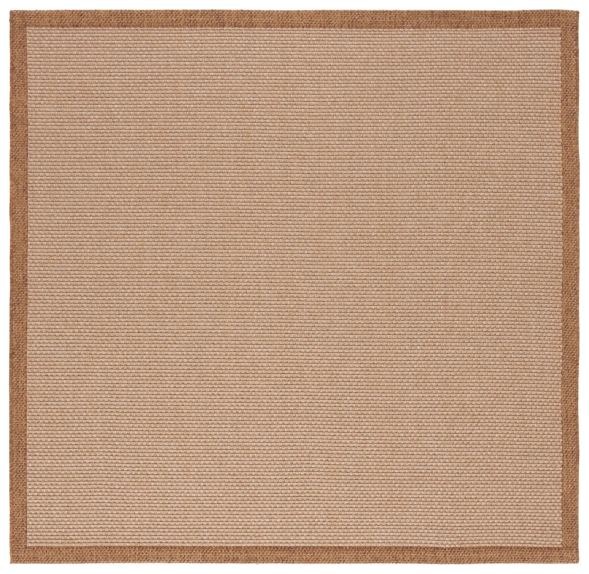 Safavieh Sisal All-Weather 6'-7" x 6'-7" Rug in Natural / Brown
