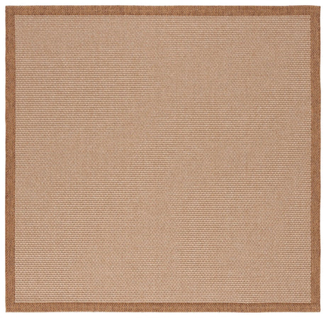 Safavieh Sisal All-Weather 6'-7" x 6'-7" Rug in Natural / Brown