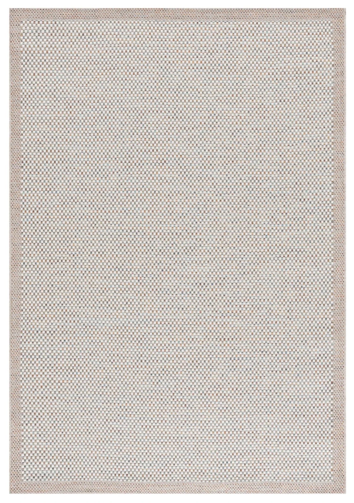 Safavieh Sisal All-Weather 4'-0" x 6'-0" Rug in Ivory / Aqua Orange