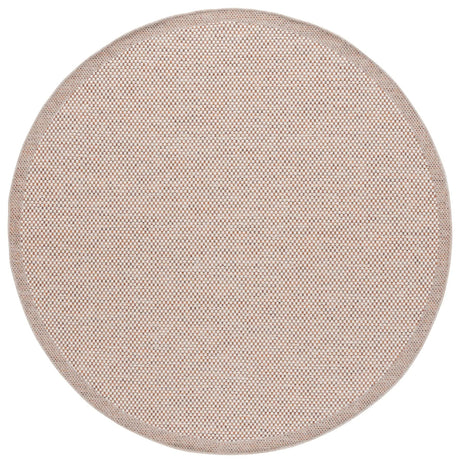 Safavieh Sisal All-Weather 6'-7" x 6'-7" Rug in Ivory / Orange Beige