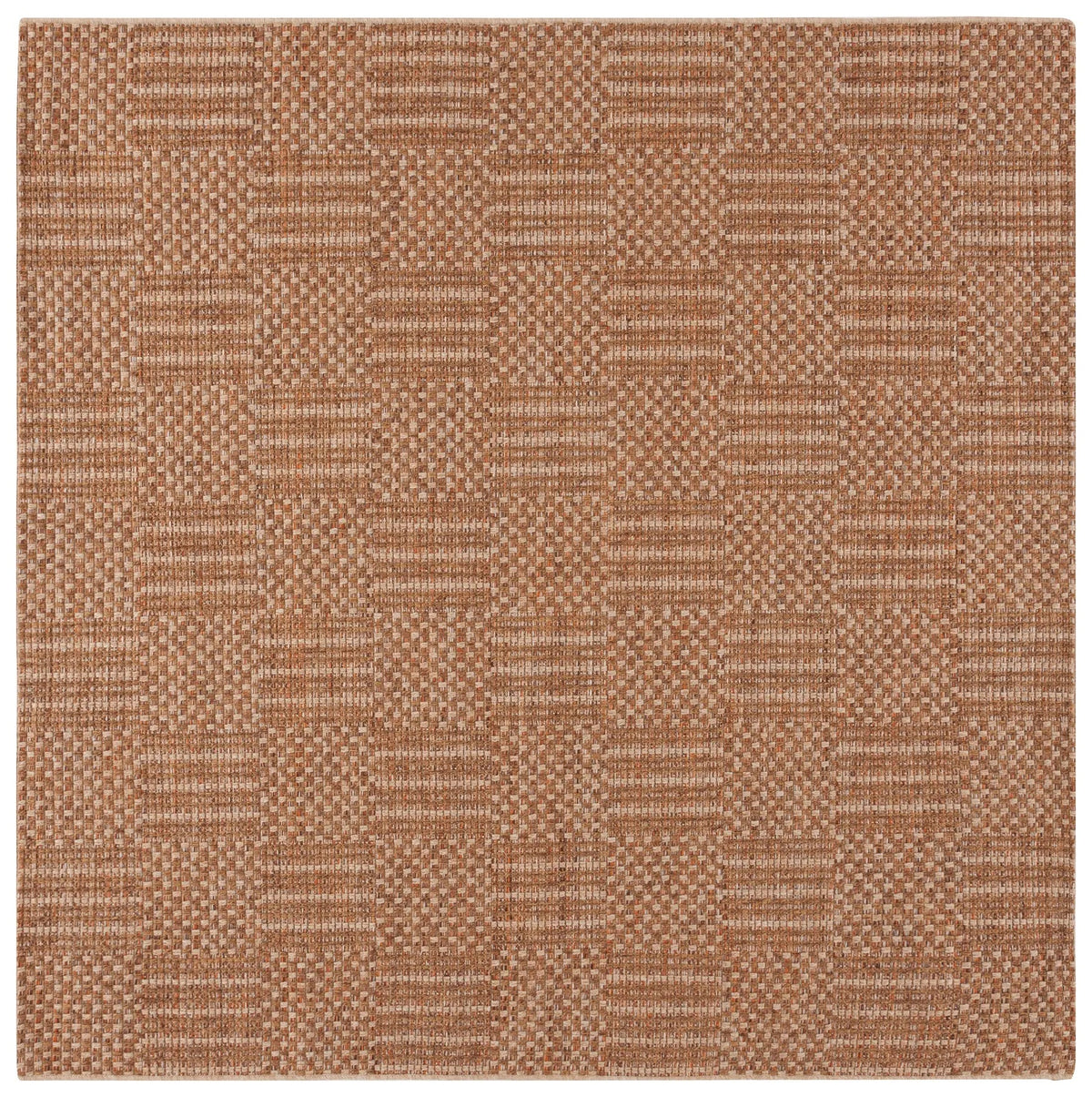 Safavieh Sisal All-Weather 6'-7" x 6'-7" Rug in Natural / Brown