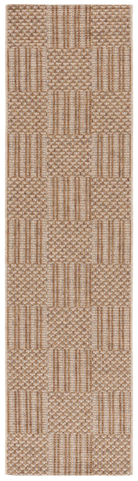 Safavieh Sisal All-Weather 2'-2" x 8'-0" Rug in Natural / Grey