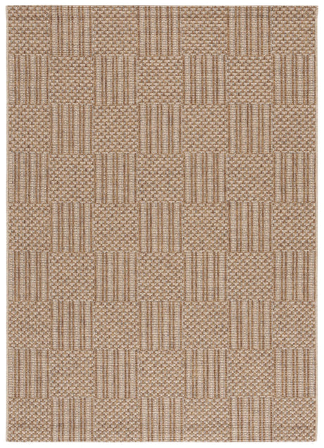 Safavieh Sisal All-Weather 4'-0" x 6'-0" Rug in Natural / Grey