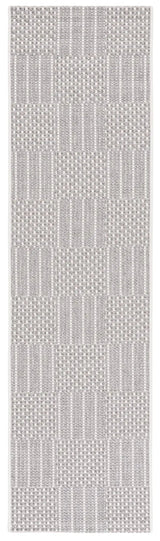 Safavieh Sisal All-Weather 2'-2" x 8'-0" Rug in Grey / Ivory
