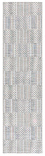 Safavieh Sisal All-Weather 2'-2" x 8'-0" Rug in Aqua / Beige Ivory