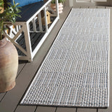 Safavieh Sisal All-Weather 2'-2" x 8'-0" Rug in Aqua / Beige Ivory