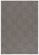 Safavieh Sisal All-Weather 4'-0" x 6'-0" Rug in Black / Grey