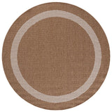 Safavieh Sisal Performance 6'-7" x 6'-7" Rug in Natural / Ivory