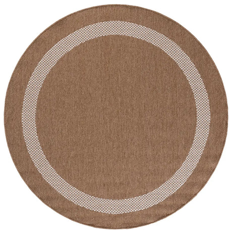 Safavieh Sisal Performance 6'-7" x 6'-7" Rug in Natural / Ivory