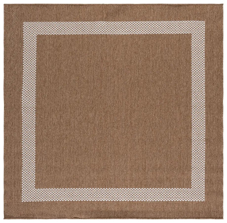 Safavieh Sisal Performance 6'-7" x 6'-7" Rug in Natural / Ivory