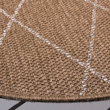 Safavieh Sisal Performance 6'-7" x 6'-7" Rug in Natural / Ivory