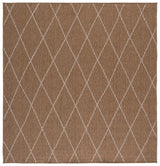 Safavieh Sisal Performance 6'-7" x 6'-7" Rug in Natural / Ivory