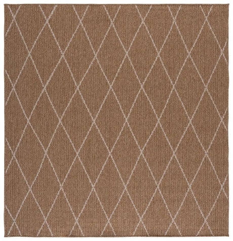 Safavieh Sisal Performance 6'-7" x 6'-7" Rug in Natural / Ivory