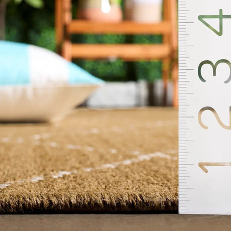 Safavieh Sisal Performance 5'-3" x 7'-6" Rug in Natural / Ivory