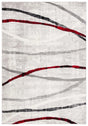 Safavieh Skyler 4'-0" x 6'-0" Rug in Ivory Grey / Red