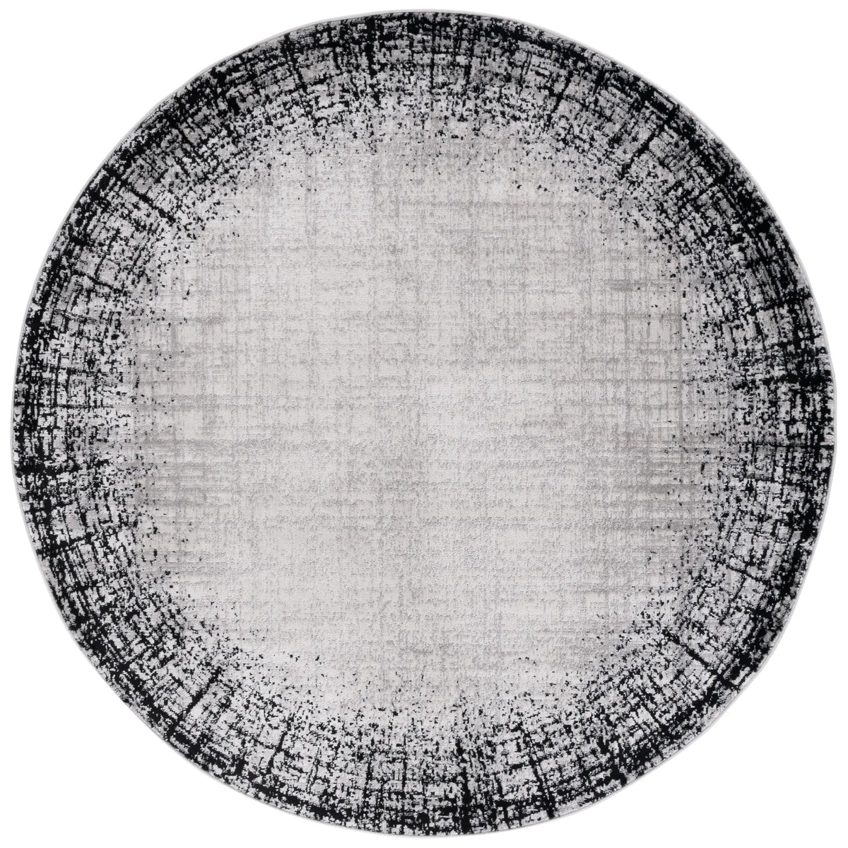Safavieh Skyler 6'-7" x 6'-7" Rug in Ivory Grey / Black