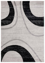 Safavieh Skyler Sky115A Ivory Grey/Black Rug.