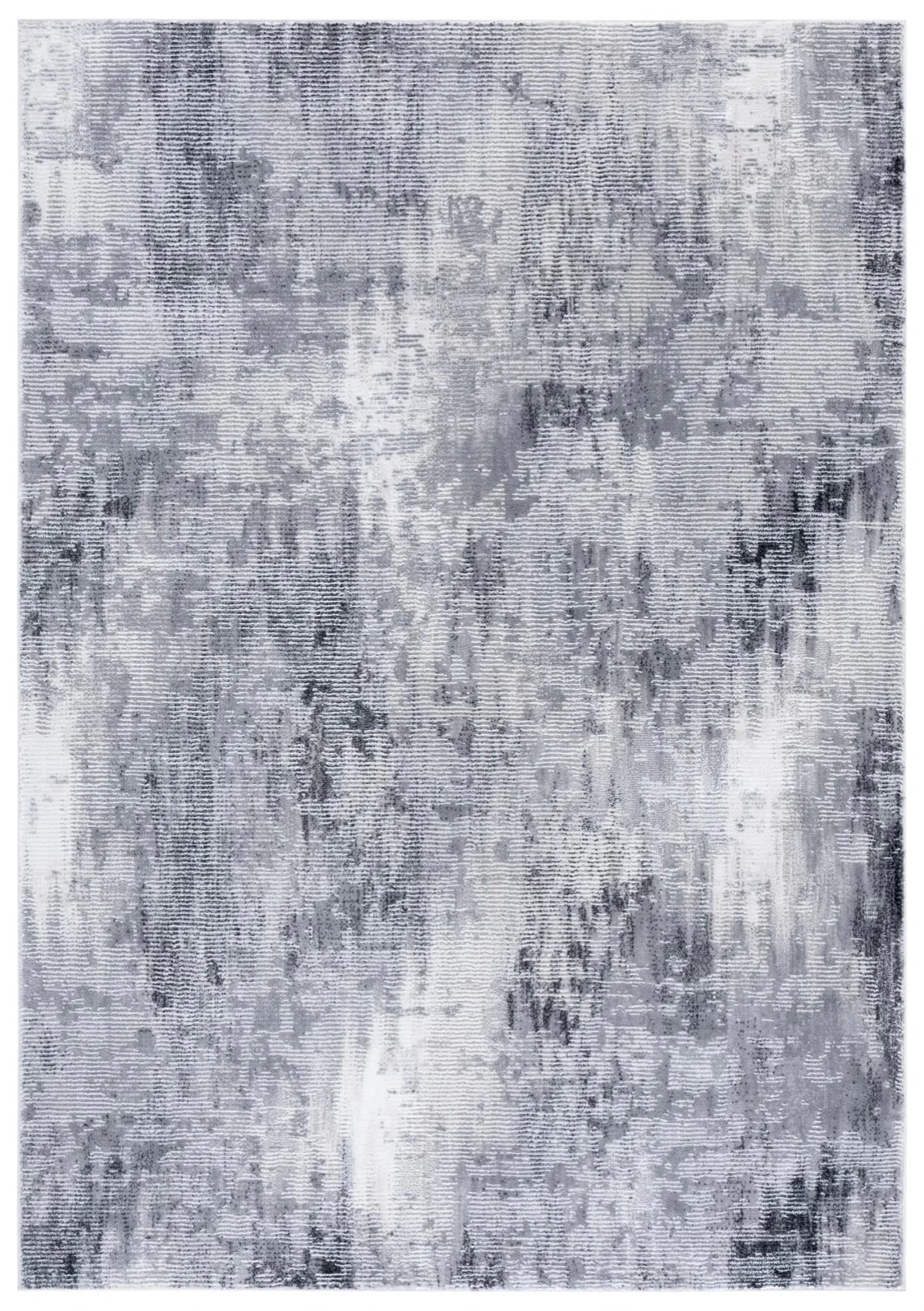 Safavieh Slate 700 4'-0" x 6'-0" Rug in Grey / Ivory