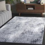Safavieh Slate 700 4'-0" x 6'-0" Rug in Grey / Ivory