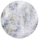 Safavieh Slate 700 6'-7" x 6'-7" Rug in Grey / Brown Ivory