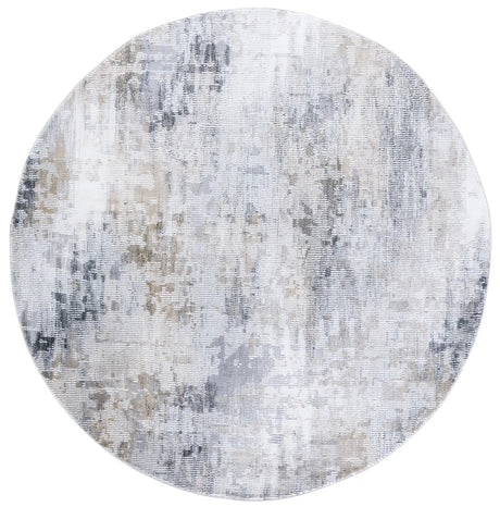 Safavieh Slate 700 6'-7" x 6'-7" Rug in Grey / Brown Ivory