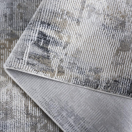 Safavieh Slate 700 4'-0" x 6'-0" Rug in Grey / Brown Ivory