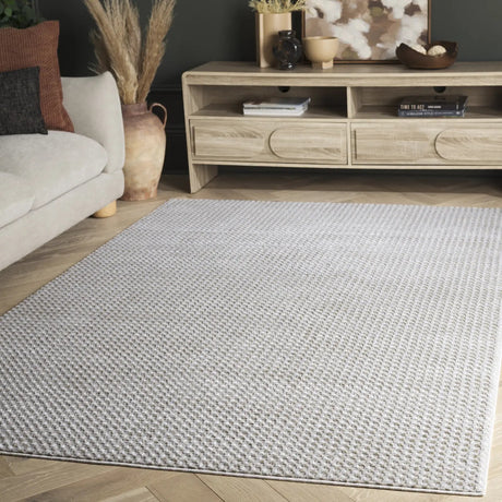 Safavieh Slate 700 4'-0" x 6'-0" Rug in Beige / Ivory Grey