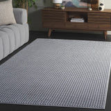 Safavieh Slate 700 4'-0" x 6'-0" Rug in Grey / Ivory Black