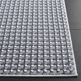 Safavieh Slate 700 4'-0" x 6'-0" Rug in Grey / Ivory Black