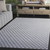 Safavieh Slate 700 4'-0" x 6'-0" Rug in Grey / Ivory Black