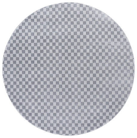 Safavieh Slate 700 6'-7" x 6'-7" Rug in Grey / Ivory Black